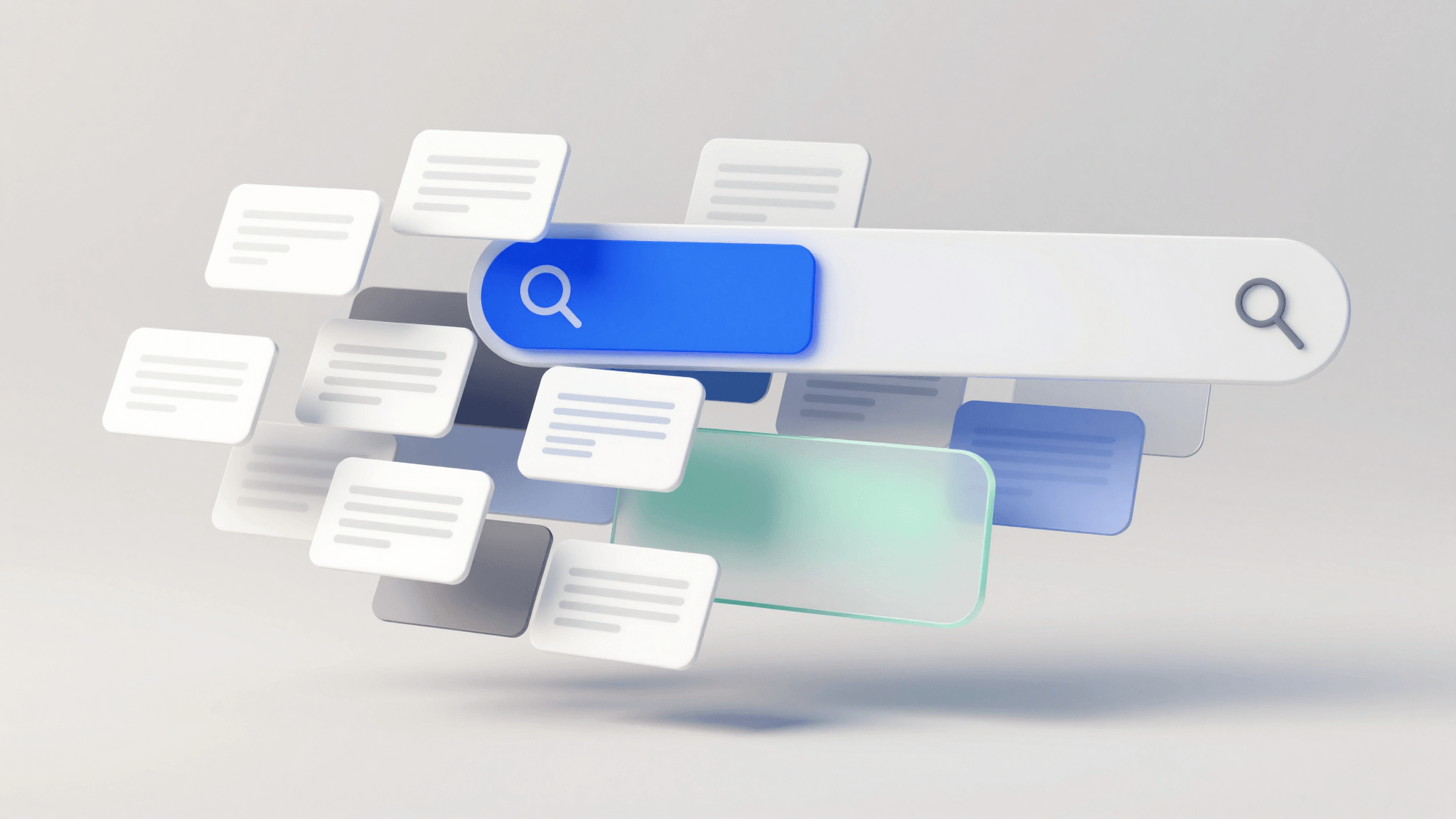 AI Search Widget Interface